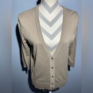 Old Navy Women's Beige Cardigan Sweater